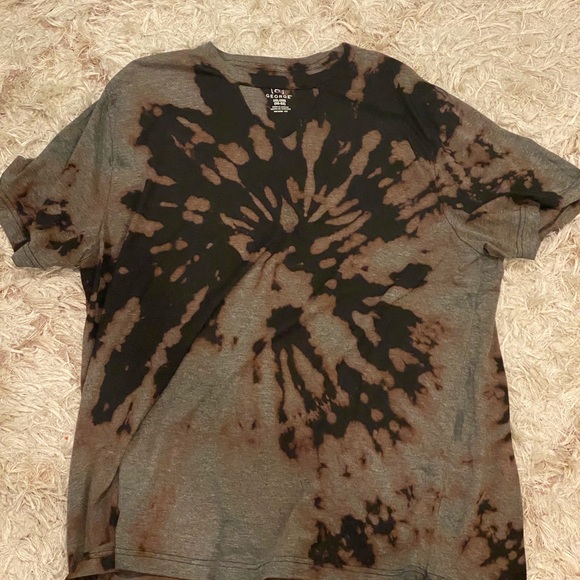 custom made Tops - custom oversized black bleached t shirt custom made Tops - custom oversized black bleached t shirt